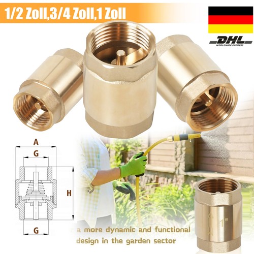 Rückschlag ventil 1 - rückschlag, 1/2"-1"